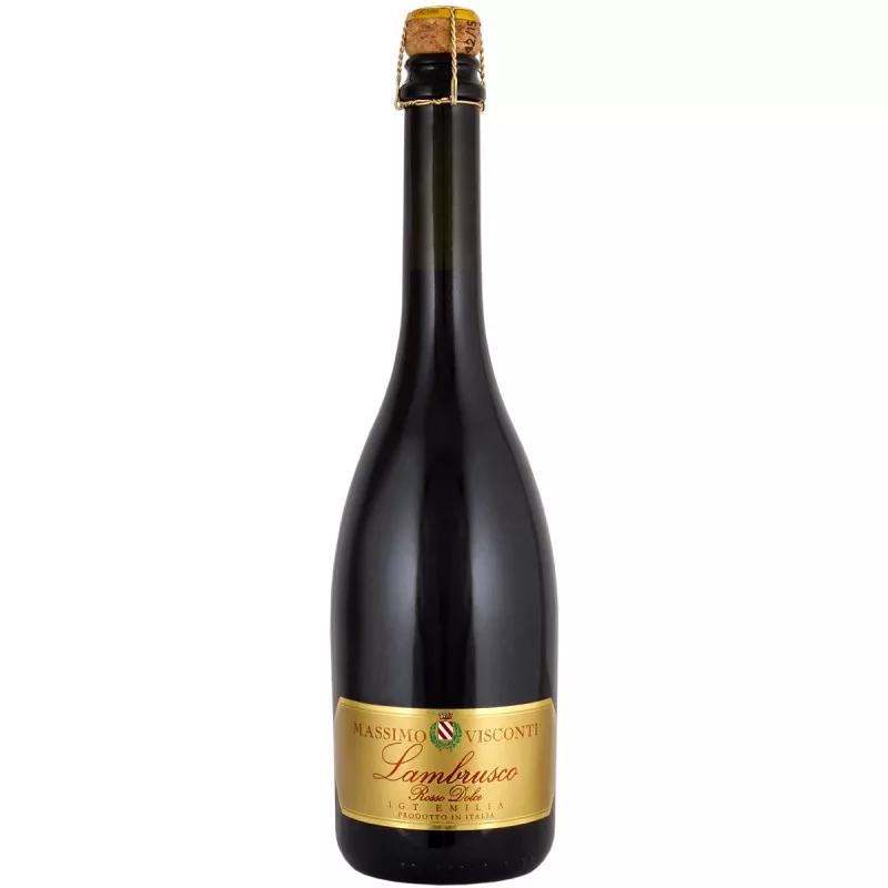 ВИНО MASSIMO VISCONTI LAMBRUSCO белое сладкое 0,75 ЛИТРА